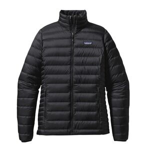 Patagonia Womens Goose Down Sweater Jacket Black XS Lightweight Puffer Insulated